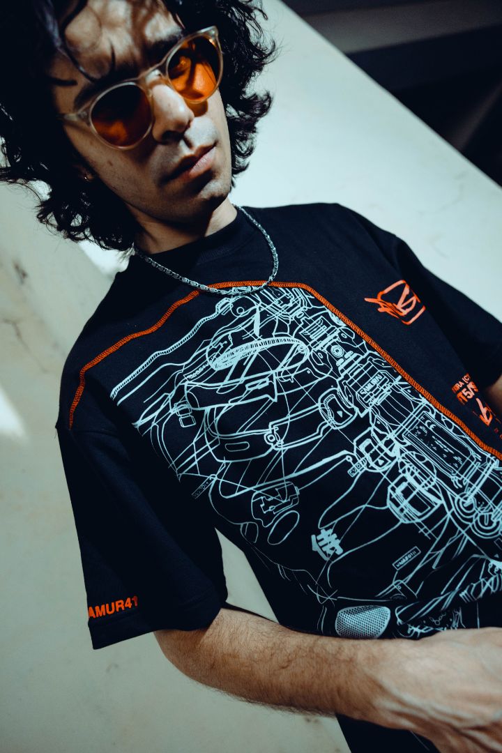 Samurai Oversized T-Shirt - Inspired by Cyberpunk 2077