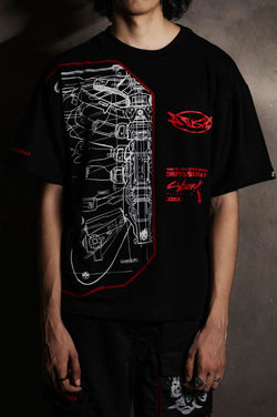 Samurai Oversized T-Shirt - Inspired by Cyberpunk 2077
