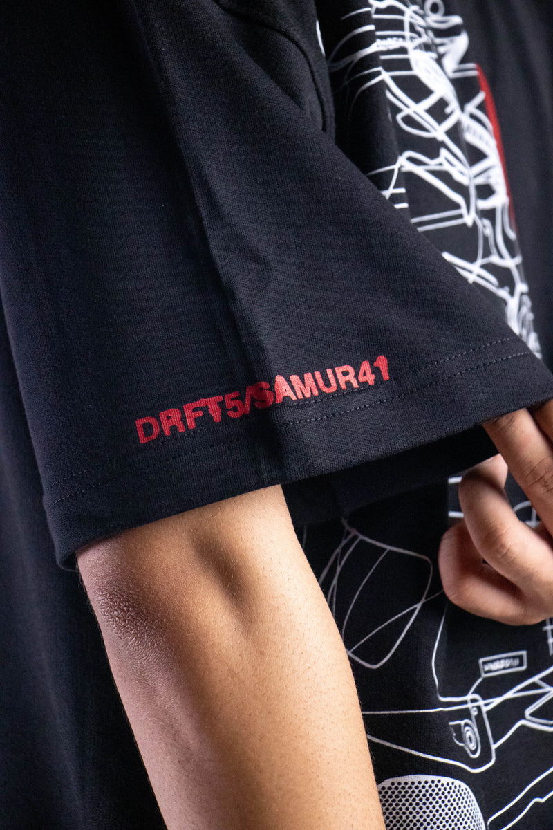 Samurai Oversized T-Shirt - Inspired by Cyberpunk 2077