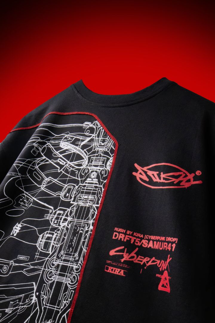 Samurai Oversized T-Shirt - Inspired by Cyberpunk 2077